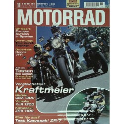 Motorrad Nr.11 / 15 Mai 1999 - Vergleichstest Kraftmeier