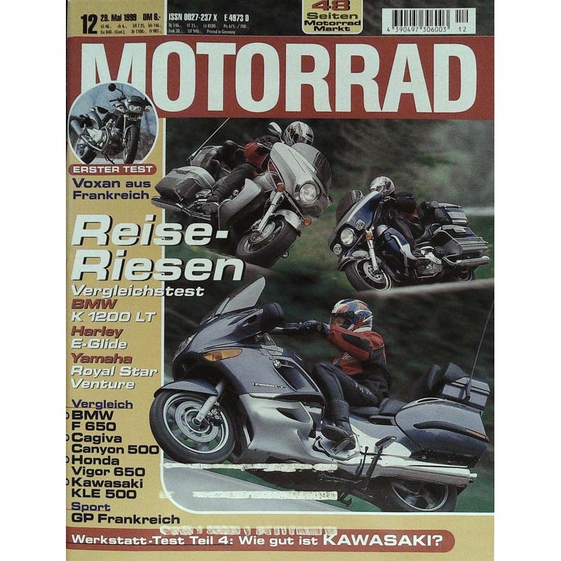 Motorrad Nr.12 / 29 Mai 1999 - Reise-Riesen