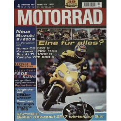 Motorrad Nr.4 / 6 Februar 1999 - Eine für alles?