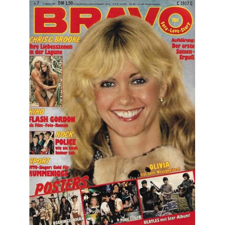 BRAVO Nr.7 / 5 Februar 1981 - Olivia hat tolle Neuigkeiten