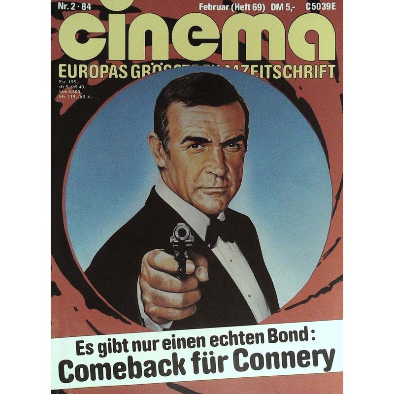 CINEMA 2/84 Februar 1984 - Comeback für Connerry