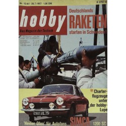 Hobby Nr.15 / 26 Juli 1967 - Deutschlands Raketen
