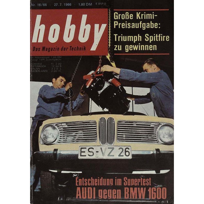 Hobby Nr.16 / 27 Juli 1966 - Entscheidung im Supertest