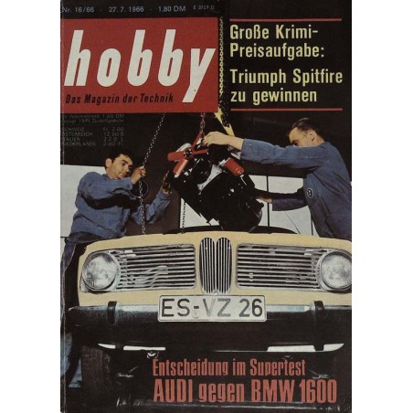 Hobby Nr.16 / 27 Juli 1966 - Entscheidung im Supertest