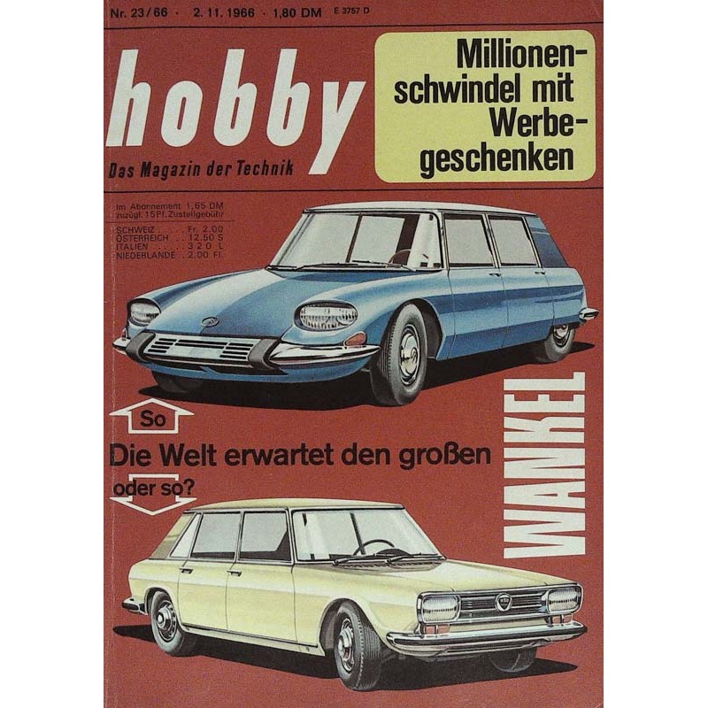 Hobby Nr.23 / 2 November 1966 - Wankel
