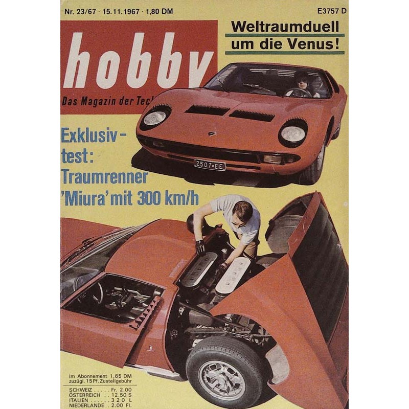 Hobby Nr.23 / 15 November 1967 - Traumrenner Miura
