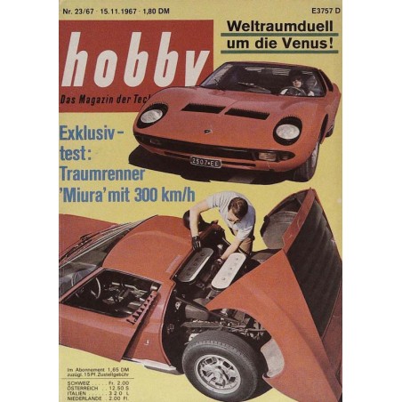 Hobby Nr.23 / 15 November 1967 - Traumrenner Miura