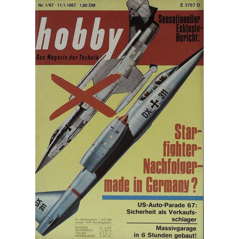 Hobby Nr.1 / 11 Januar 1967 - Starfighter Nachfolger