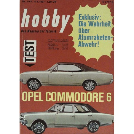 Hobby Nr.7 / 5 April 1967 - Opel Commodore 6