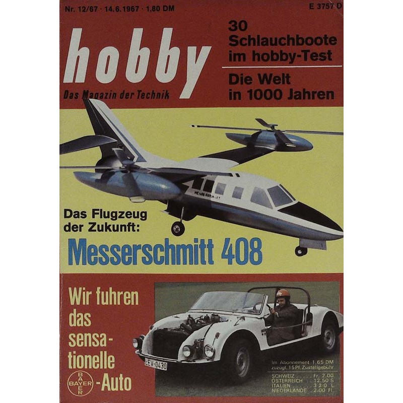 Hobby Nr.12 / 14 Juni 1967 - Messerschmitt 408