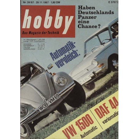 Hobby Nr.24 / 29 November 1967 - Automatikvergleich