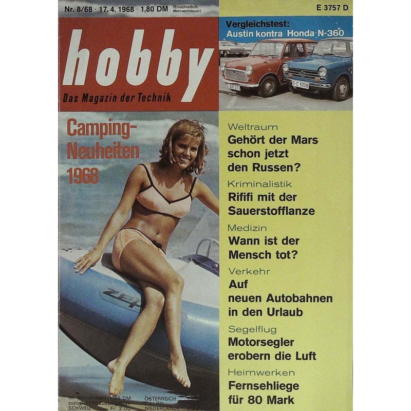 Hobby Nr.8 / 17 April 1968 - Camping Neuheiten