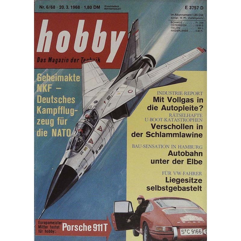 Hobby Nr.6 / 20 März 1968 - Deutsches Kampfflugzeug