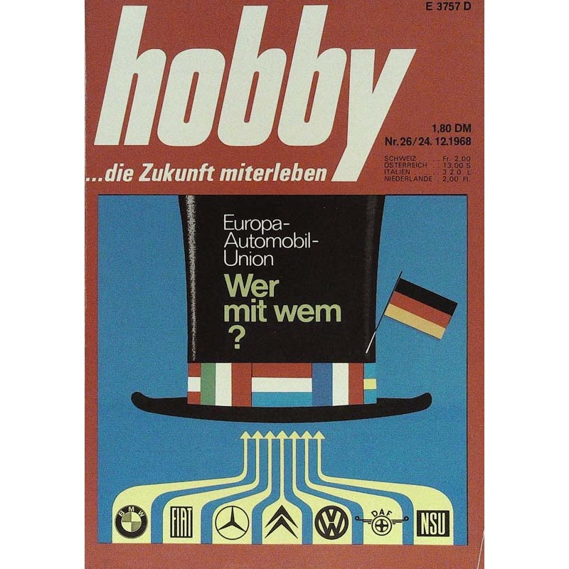 Hobby Nr.26 / 24 Dezember 1968 - Europa Automobil Union