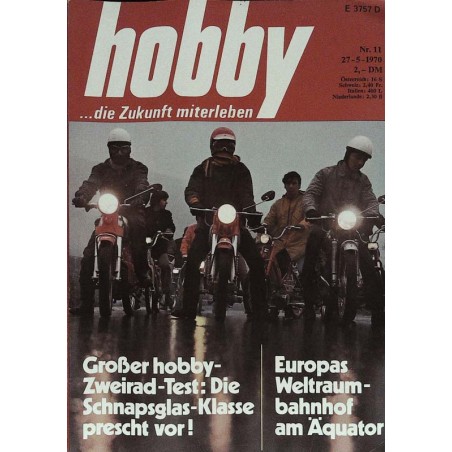 Hobby Nr.11 / 27 Mai 1970 - Zweirad Test