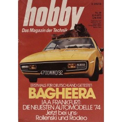 Hobby Nr.19 / 12 September 1973 - Bagheera