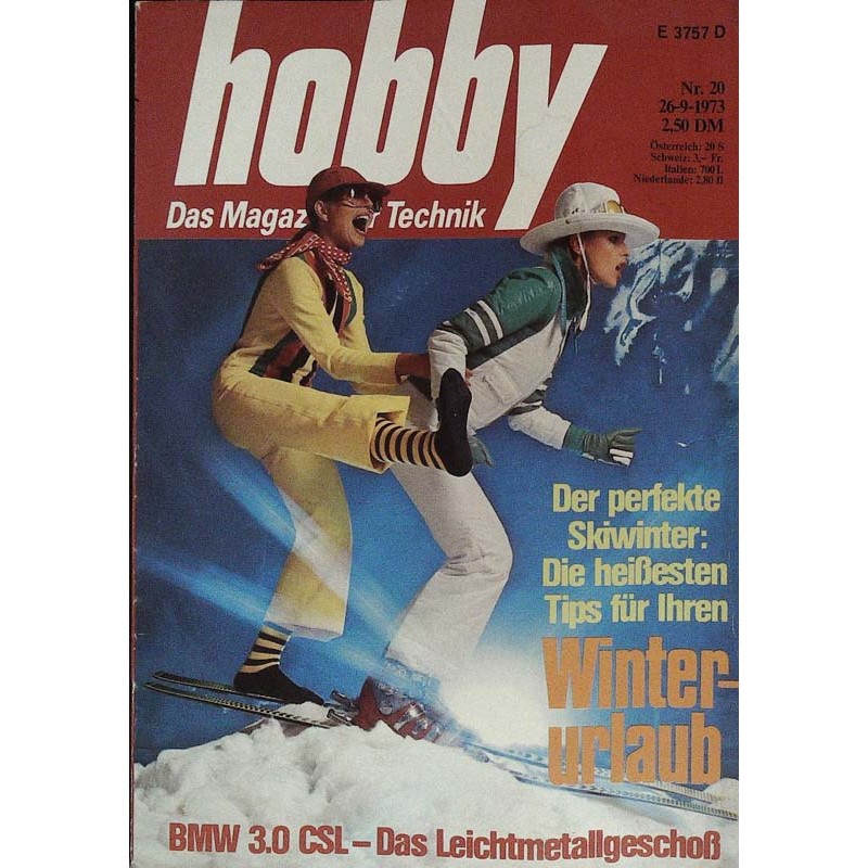 Hobby Nr.20 / 26 September 1973 - Winterurlaub