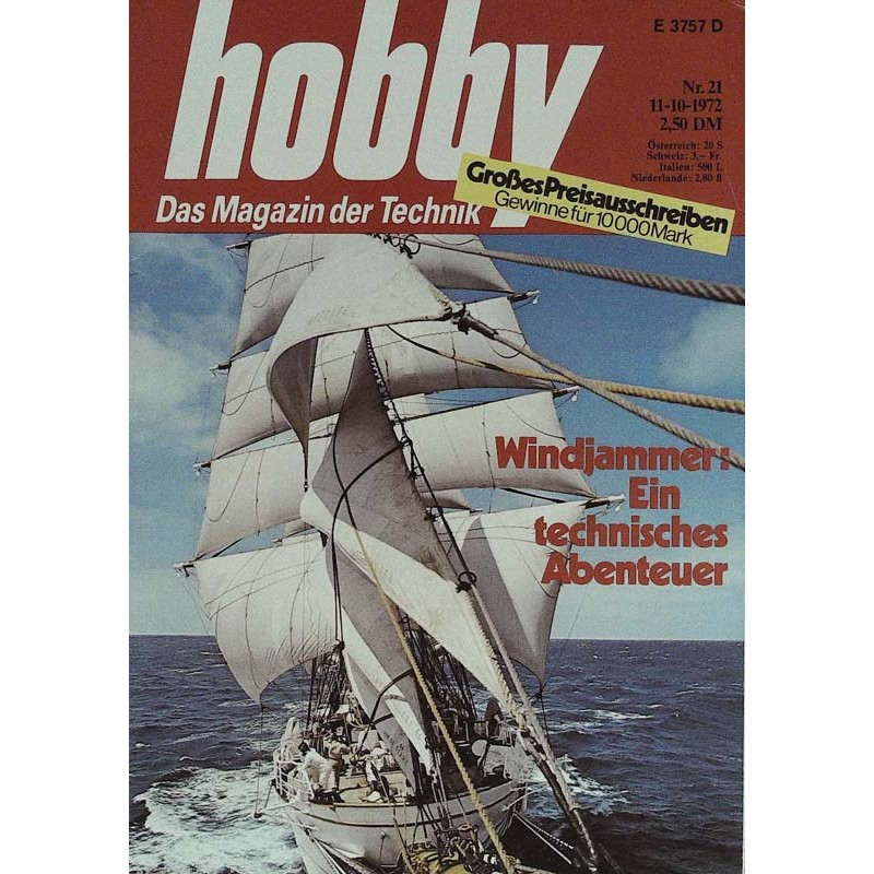 Hobby Nr.21 / 11 Oktober 1972 - Windjammer