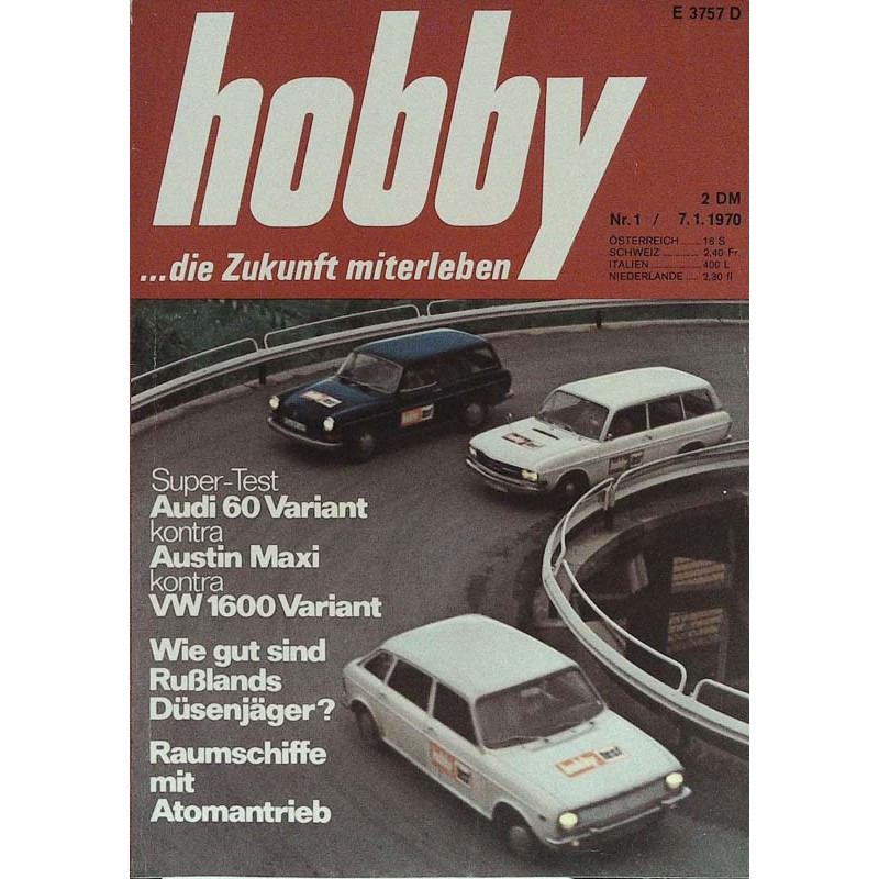 Hobby Nr.1 / 7 Januar 1970 - Super Test