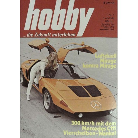 Hobby Nr.7 / 1 April 1970 - Mercedes C111