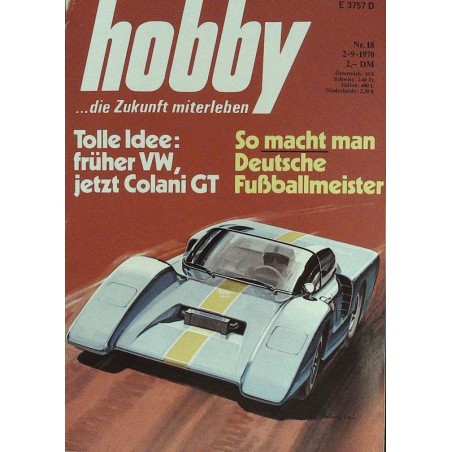 Hobby Nr.18 / 2 September 1970 - Colani GT