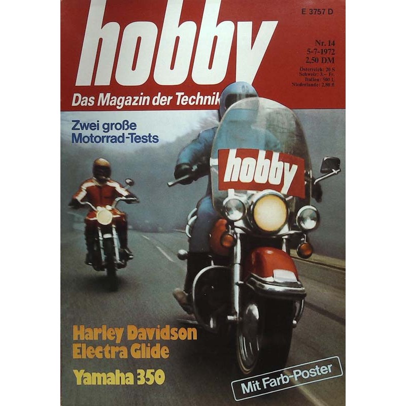 Hobby Nr.14 / 5 Juli 1972 - Zwei große Motorrad-Tests