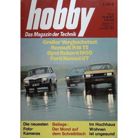 Hobby Nr.22 / 25 Oktober 1972 - Großer Vergleichstest