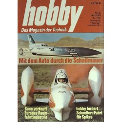 Hobby Nr.23 / 10 November 1971 - Die Schallmauer