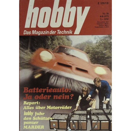 Hobby Nr.16 / 4 August 1971 - Batterieauto