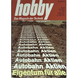 Hobby Nr.19 / 15 September 1971 - Autobahn Aktien