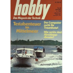 Hobby Nr.20 / 29 September 1971 - Testabenteuer im Mittelmeer