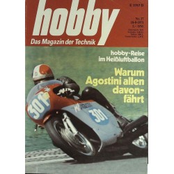 Hobby Nr.17 / 18 August 1971 - Agostini fährt davon!