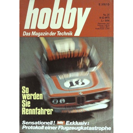 Hobby Nr.25 / 8 Dezember 1971 - Rennfahrer werden