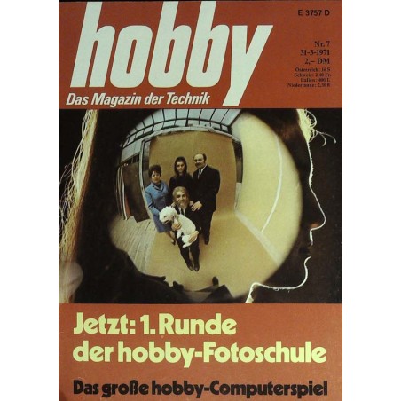 Hobby Nr.7 / 31 März 1971 - Fotoschule
