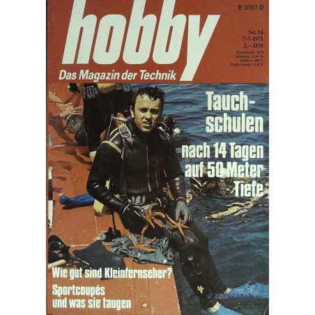 Hobby Nr.14 / 7 Juli 1971 - Tauchschulen