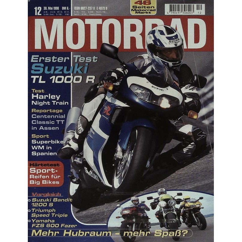 Motorrad Nr.12 / 30 Mai 1998 - Suzuki TL 1000 R