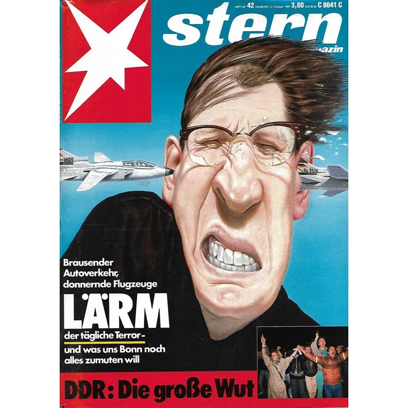 stern Heft Nr.42 / 12 Oktober 1989 - Lärm