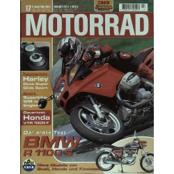 Motorrad Nr.17 / 8 August 1998 - Test BMW R 1100 S
