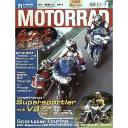 Motorrad Nr.21 / 2 Oktober 1998 - Supersportler mit V2