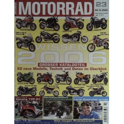 Motorrad Nr.23 / 28 Oktober 2005 - Wissen 2006