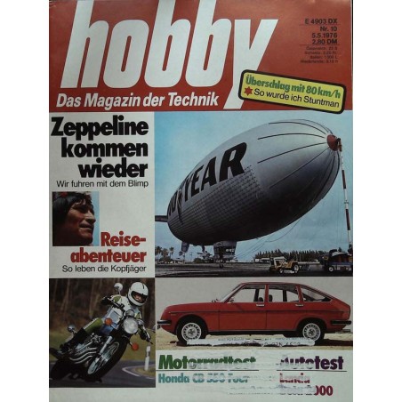 Hobby Nr.10 / 5 Mai 1976 - Zeppeline kommen wieder
