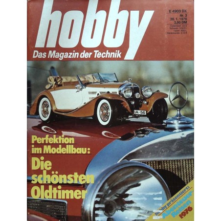 Hobby Nr.3 / 28 Januar 1976 - Perfektion im Modellbau