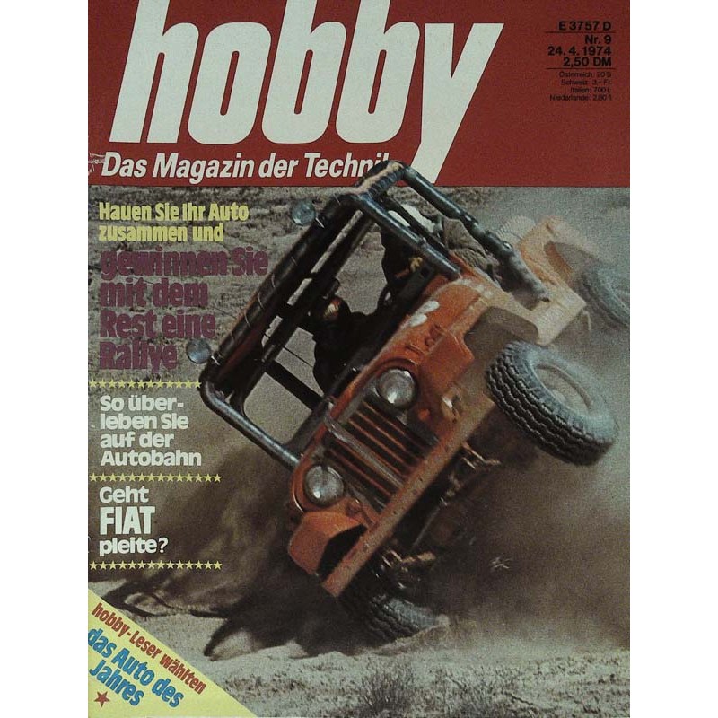 Hobby Nr.9 / 24 April 1974 - Rallye gewinnen