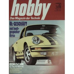 Hobby Nr.1 / 2 Januar 1974 - Porsche Carrera