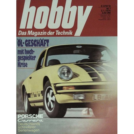 Hobby Nr.1 / 2 Januar 1974 - Porsche Carrera