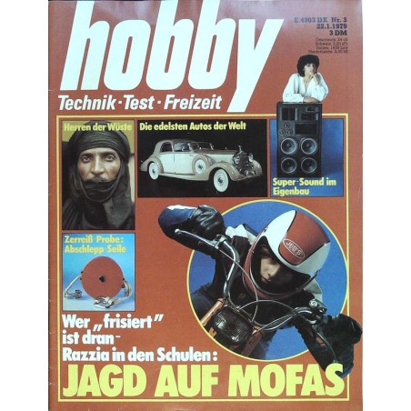Hobby Nr.3 / 22 Januar 1979 - Jagd auf Mofas