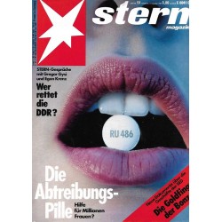 stern Heft Nr.51 / 14 Dezember 1989 - Die Abtreibungspille