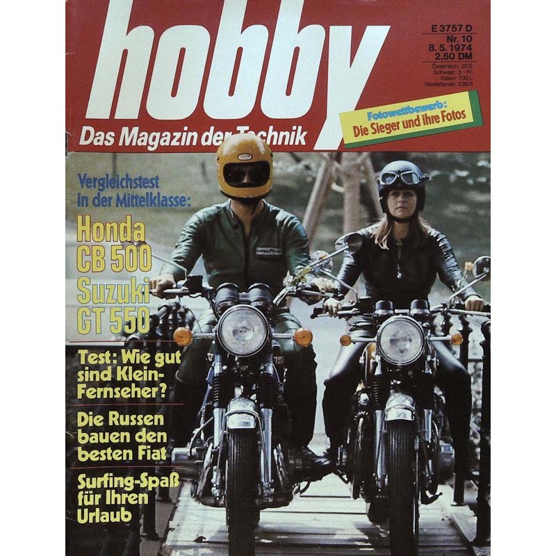 Hobby Nr.10 / 8 Mai 1974 - Vergleichstest Mittelklasse
