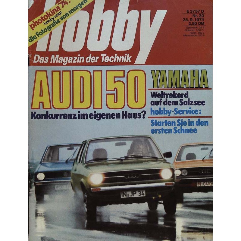 Hobby Nr.20 / 25 September 1974 - Audi 50
