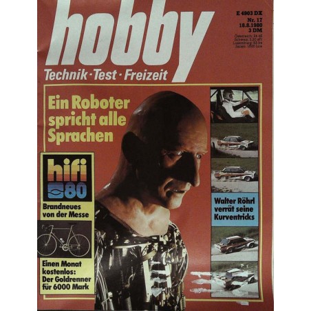 Hobby Nr.17 / 18 August 1980 - Ein Roboter spricht alle Sprachen
